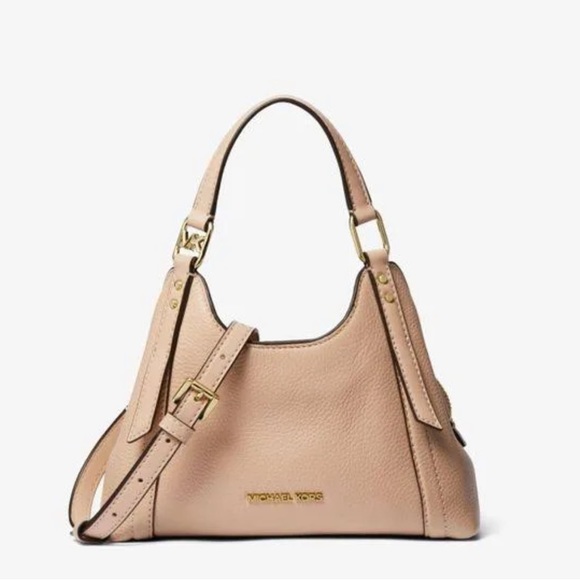 Michael Kors Women's Arlo Small Pebbled Leather Crossbody Bag Buff
NWT - Picture 3 of 16